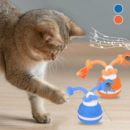 Interactive Rolling Dog Ball – Chase, Fetch & Chew Toy