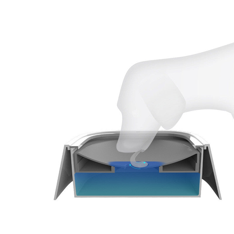 Anti-Spill Floating Water Bowl – Slow Drinking Pet Fountain for Cats & Dogs