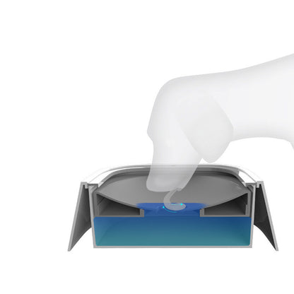 Anti-Spill Floating Water Bowl – Slow Drinking Pet Fountain for Cats & Dogs