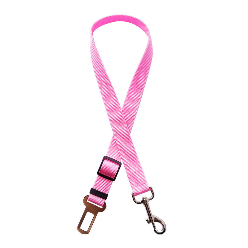 Adjustable Pet Car Seat Belt – Safety Harness Lead Clip for Cats & Dogs