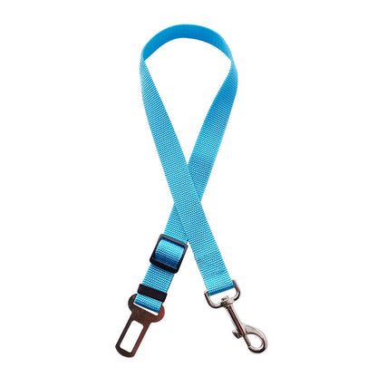 Adjustable Pet Car Seat Belt – Safety Harness Lead Clip for Cats & Dogs