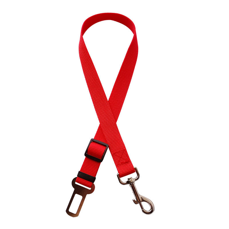 Adjustable Pet Car Seat Belt – Safety Harness Lead Clip for Cats & Dogs