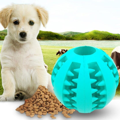 Rubber Slow Feeder Treat Ball – Cute Interactive Dog Toy