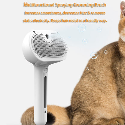 Steam Shedding and Grooming Brush for Dog & Cat