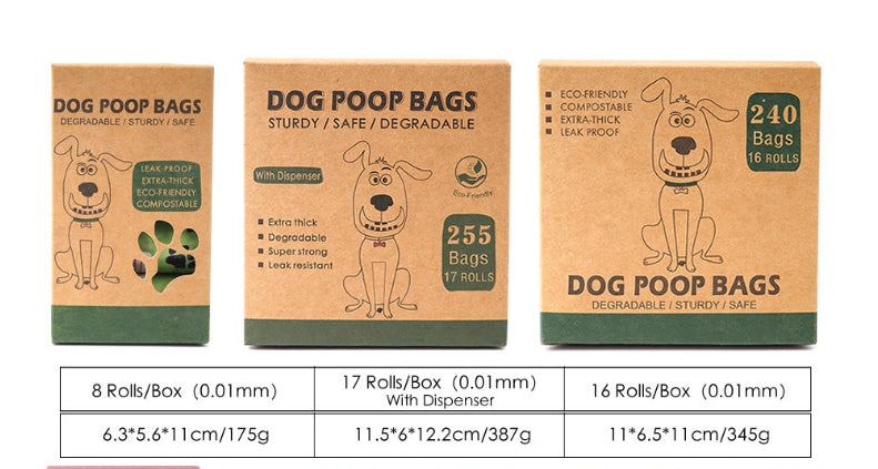 Biodegradable Pet Poop Bags – Thick, Leakproof Waste Bags for Dogs &amp; Cats