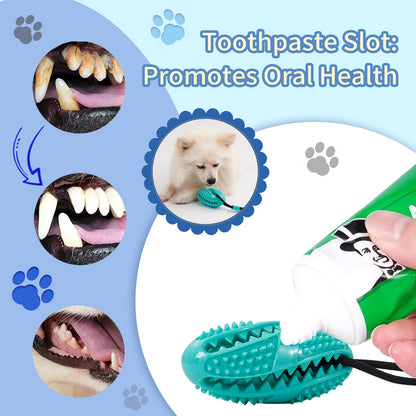 Suction Cup Treat Ball Dog Toy – Pull Rope & Teeth-Cleaning Chew
