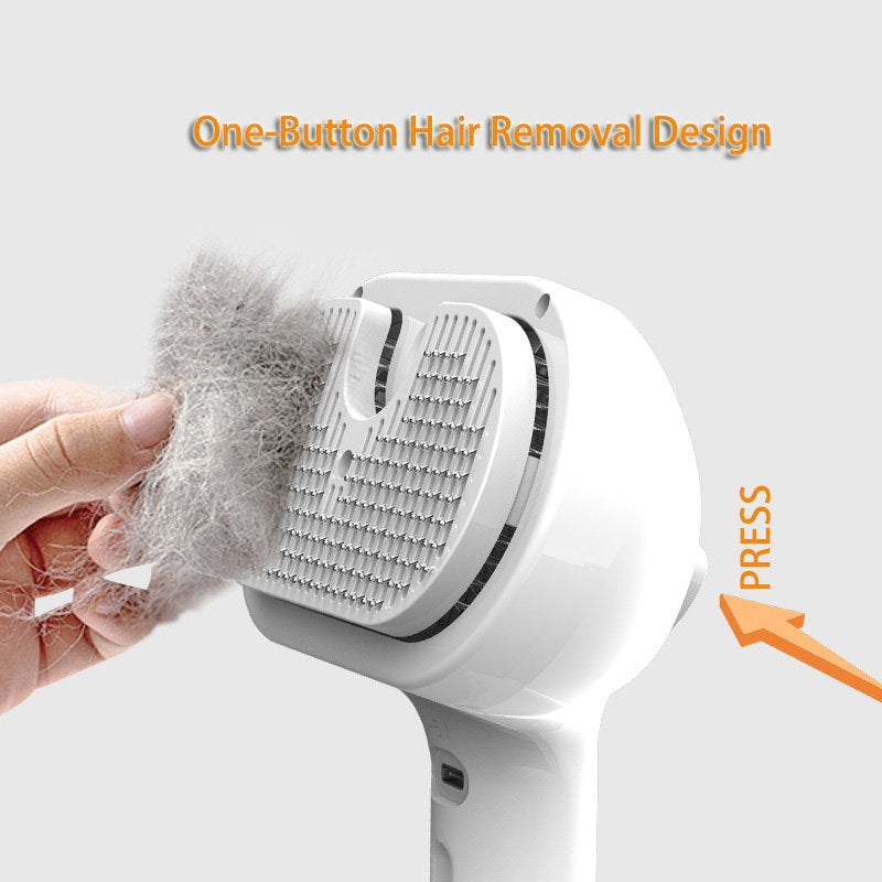 Steam Shedding and Grooming Brush for Dog & Cat