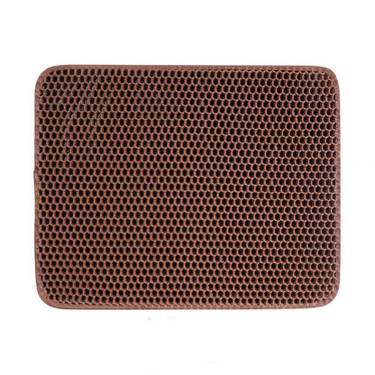 Waterproof Cat Litter Mat – Solid Color, Easy-Clean Scatter Control Mat