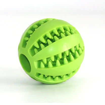 Rubber Slow Feeder Treat Ball – Cute Interactive Dog Toy