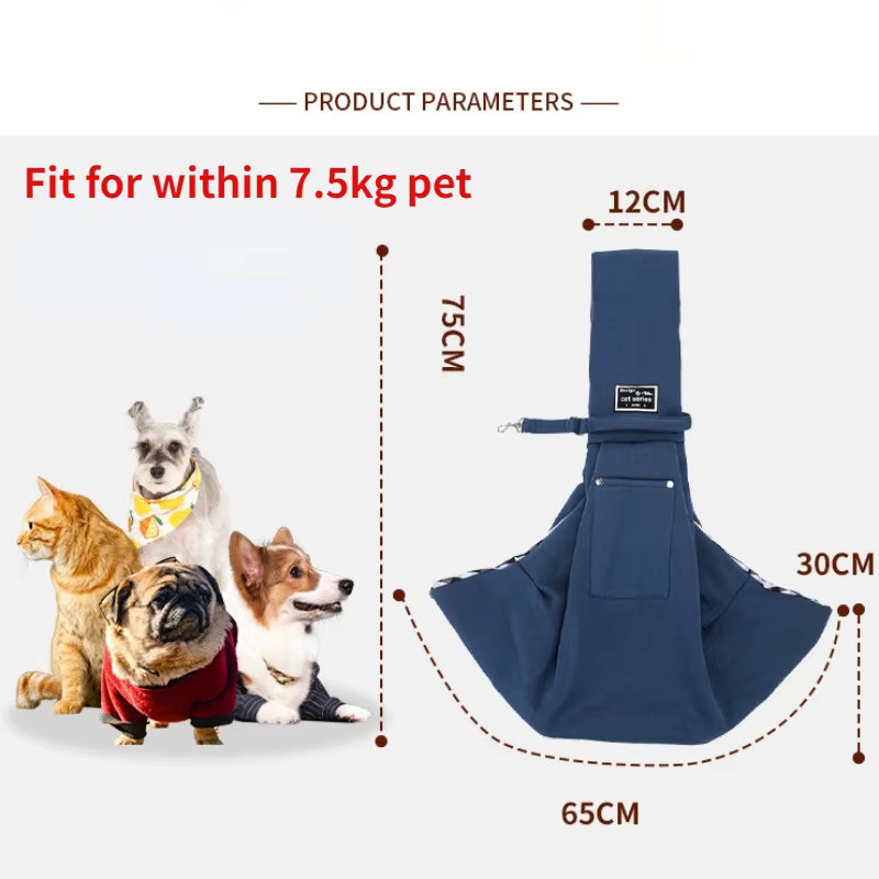 The Cozy Companion Pet Sling — Comfort, Style & Connection in Every Step