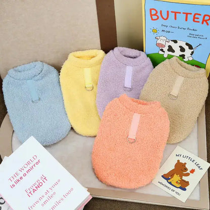 Fashionable Plush Winter Coat for Dogs